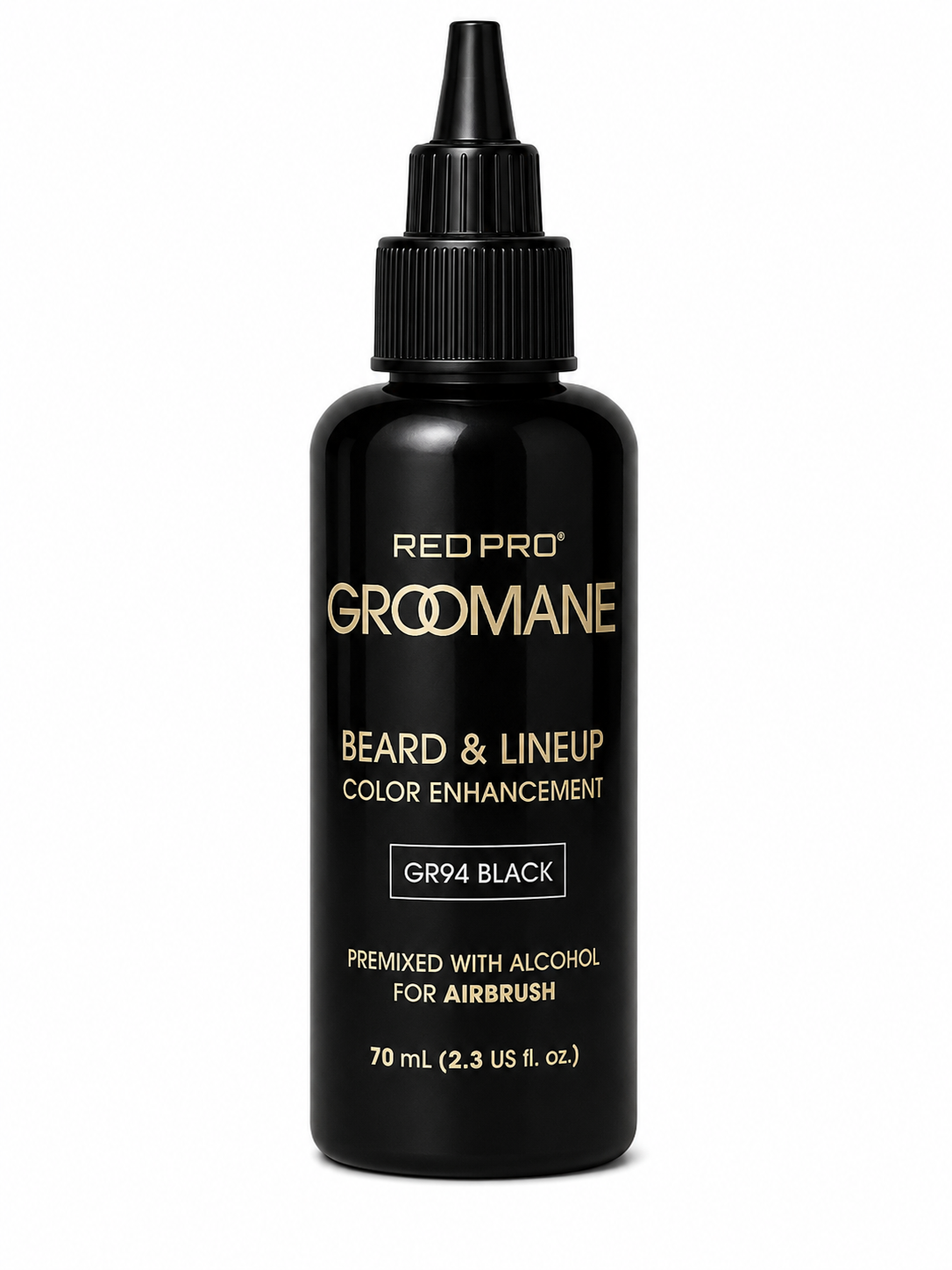 Groomane Beard and Lineup Airbrush Color 2.3 oz product image for barber enhancements.