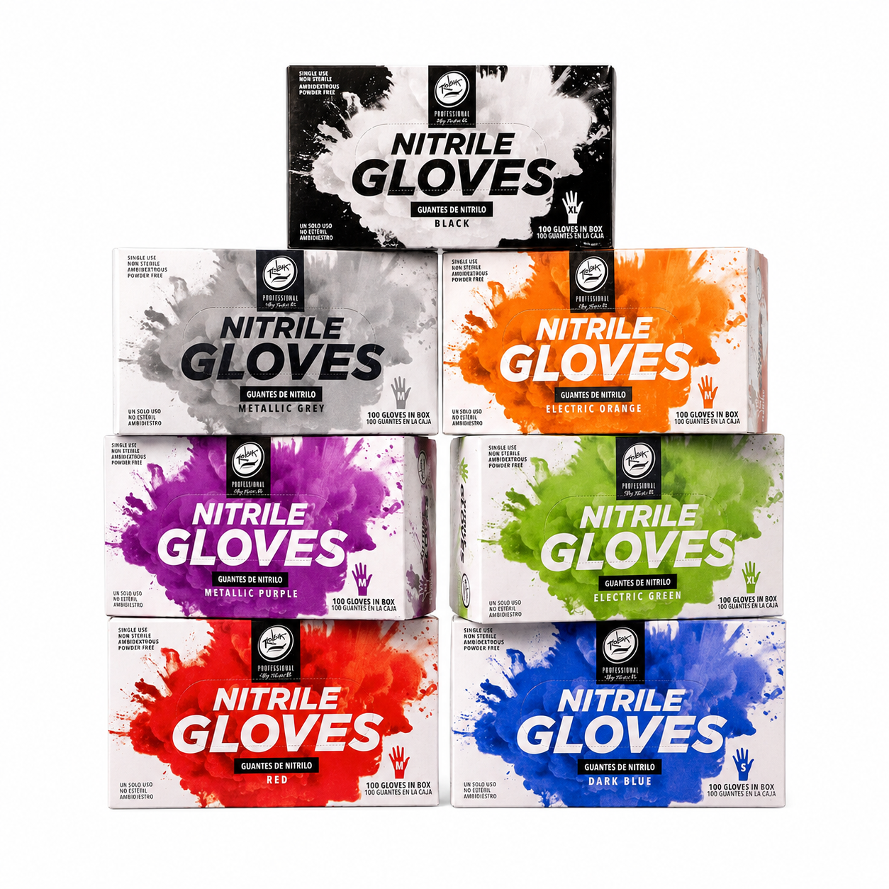 Rolda nitrile gloves product image for barber and salon shop sanitation.