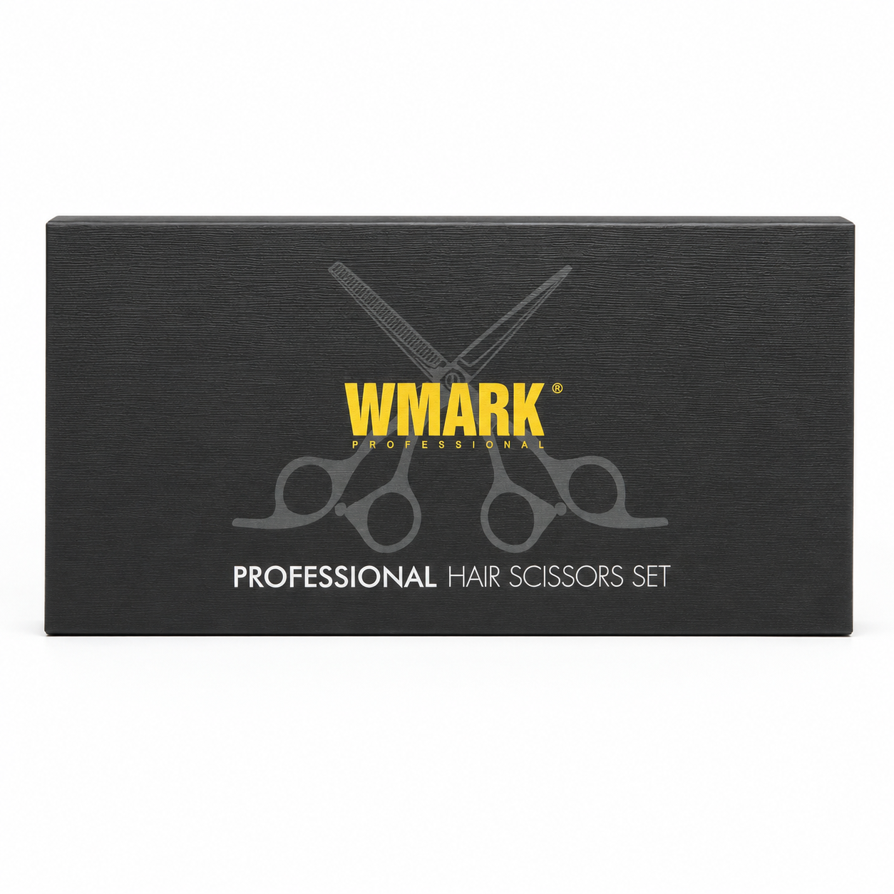 WMARK professional hair scissors set product image for barber and stylist cutting work.