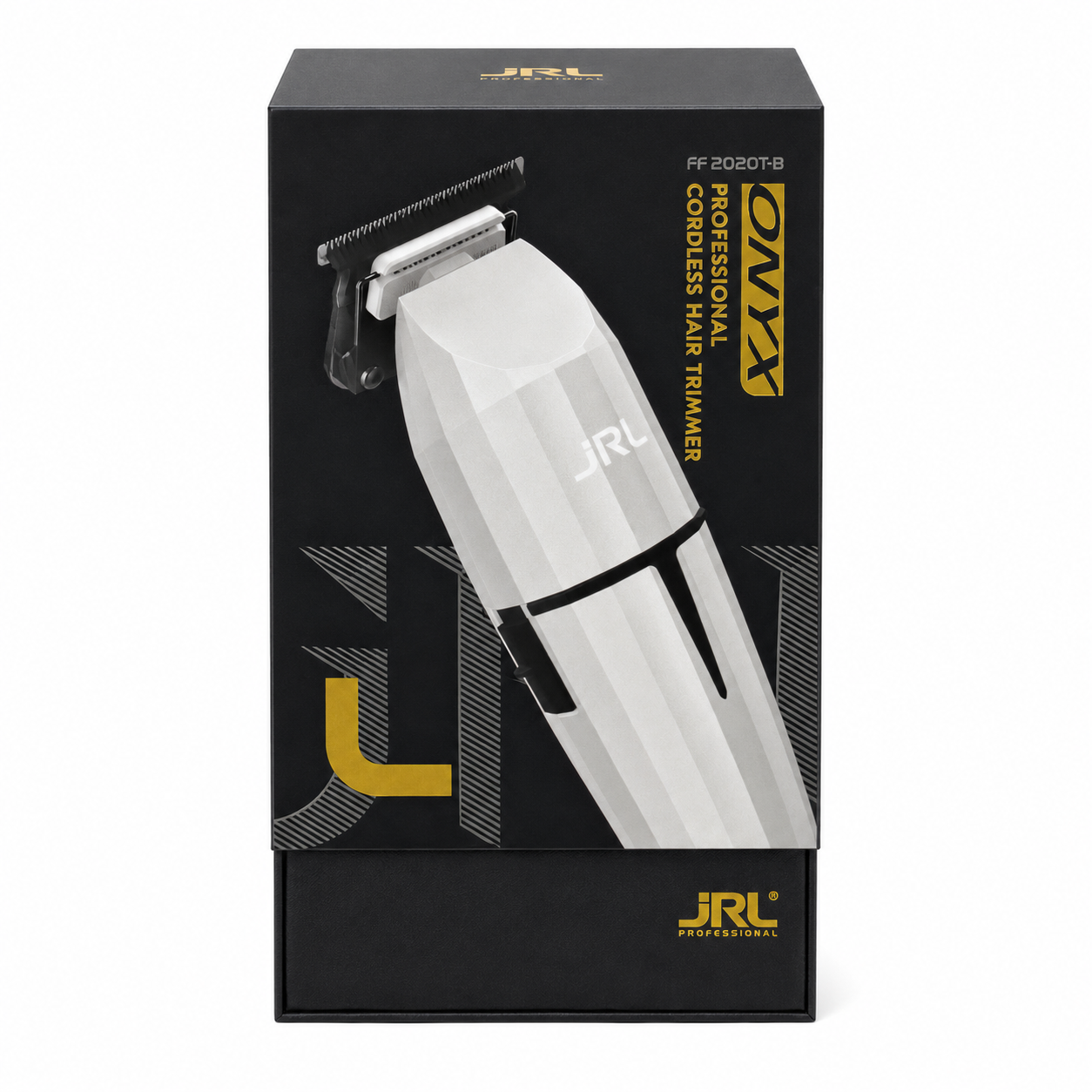 JRL Professional Ghost cordless hair trimmer product image for barber detailing and lineup work.