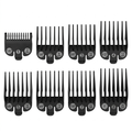 Assorted clipper guards product image for barber cutting and fading work.