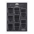 StyleCraft SCDMGB DUB 8-piece black double magnetic clipper guard set