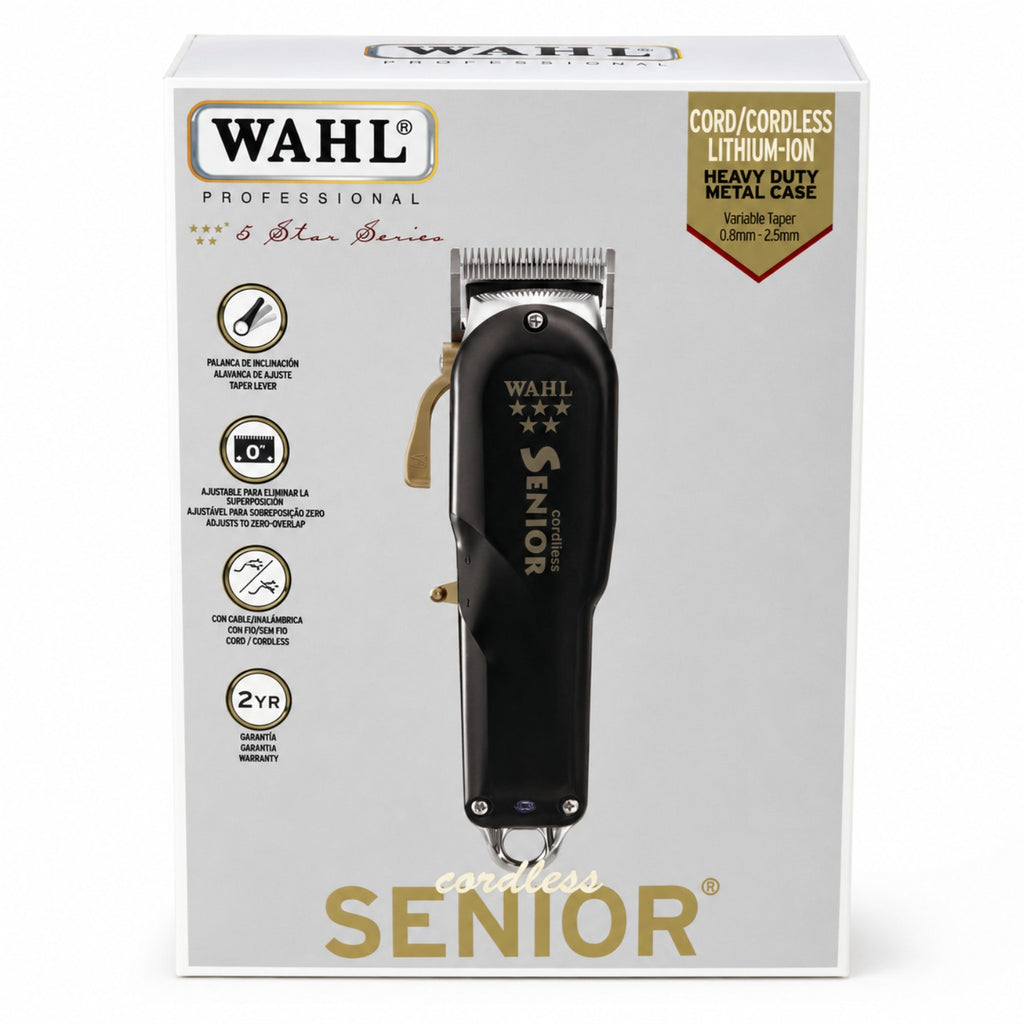 Wahl Professional 5-Star Cordless Senior cord and cordless clipper retail box